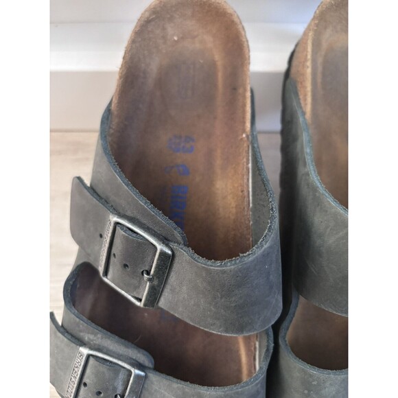 Birkenstock Arizona Soft Footbed Oiled Leather - Iron - Picture 7 of 7
